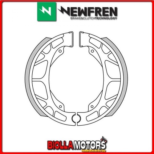 Gf0255 ganasce freno - newfren, x