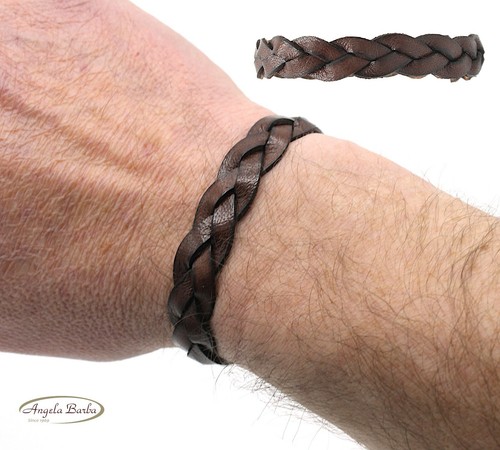 Bracciale uomo pelle - bracciale,