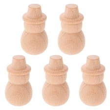  5 pezzi incompiuto in legno bambola bambola bambini bambini diy graffiti