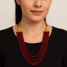 Collana perle sfaccettate - di,