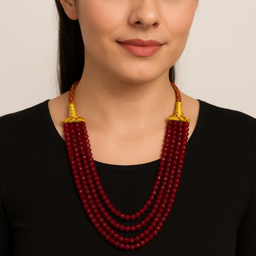 Collana perle sfaccettate - perle,