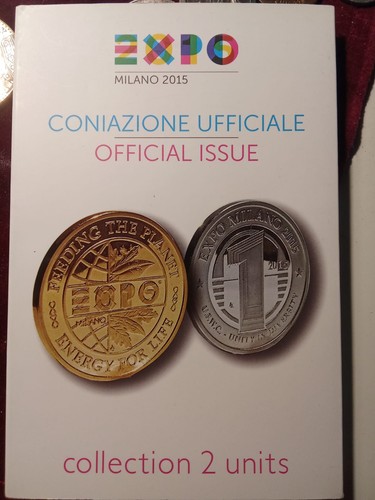 Exonumia folder expo milano - exonumia,