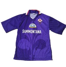 Maglia Fiorentina 1995 1997 Rui Costa #10 Calcio Calcio Non Ufficiale Vintage