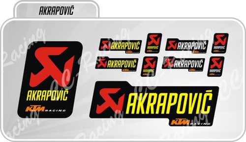 Kit adesivi akrapovic - kit,