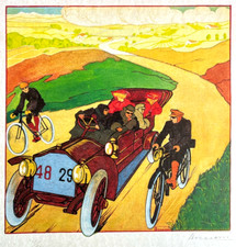Umberto boccioni litografia - umberto,