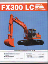 Foglietto brochure escavatore