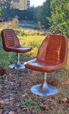 Spettacolare Coppia Di Poltrone SPACE AGE Vintage 