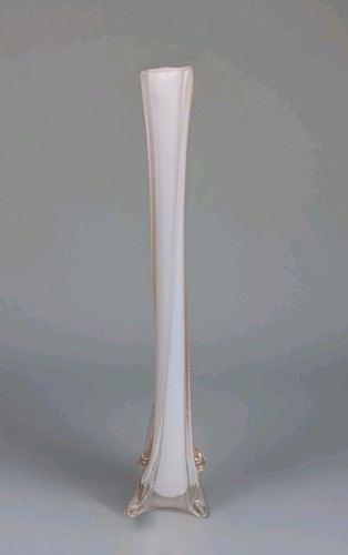 Vaso bocciolo vetro ritorto