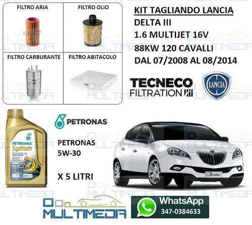 Kit tagliando filtri olio - filtri, e