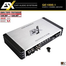 Amplificatore ESX QE1000.1 1 canale classe D mono 1x 1000 watt RMS @ 1 ohm amplificatore di potenza