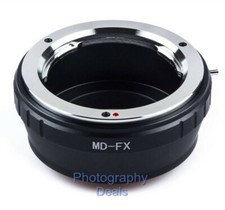 Adattatore attacco obiettivo per obiettivo Minolta MD MC a per fotocamera Fujifilm Fuji X XF Mount