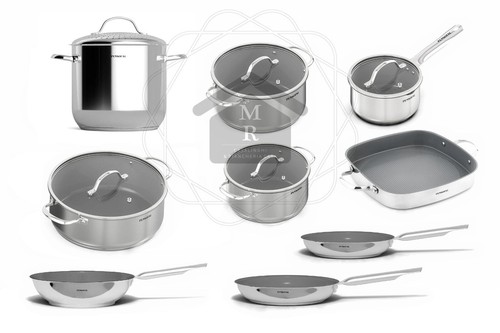 Set pentole acciaio inox - 14,