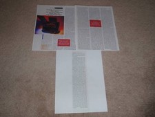 Mark Levinson n.30.5 D/A, n.31 CD recensione, 1995, 3 pgs