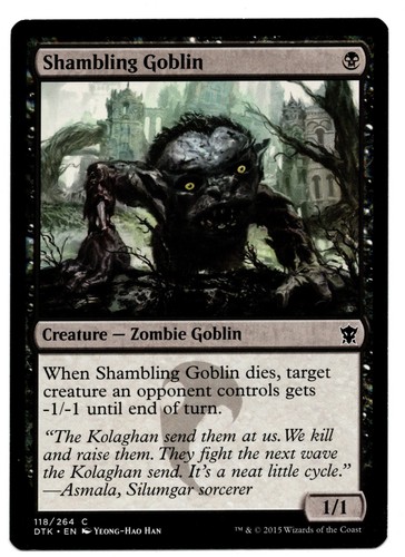 Shambling goblin 118 - shambling, mtg