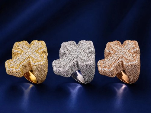 Anello fascia croce - anello,