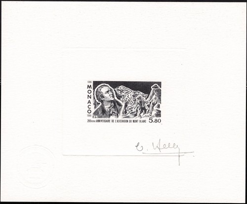 Monaco épreuve proof signé - monaco,