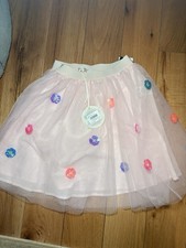 Gonna in tulle rosa firmata da