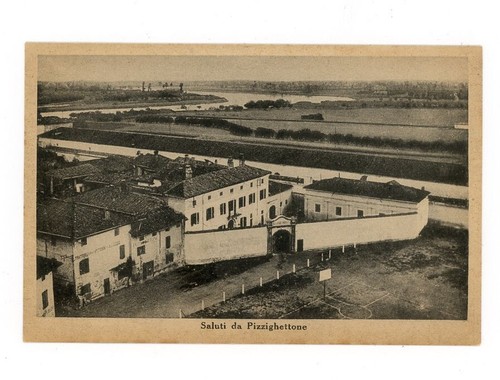 Pizzighettone 1925 cartolina - pizzighettone,