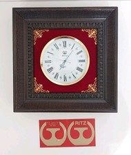 RITZ Capri Orologio da Muro o Parete in Legno Vintage Nuovo ANNI 70 