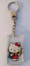 HELLO KITTY-PORTACHIAVI KEYRING LLAVERO TROUSSEAUX-ORIGINALE-VINTAGE COLLECTION