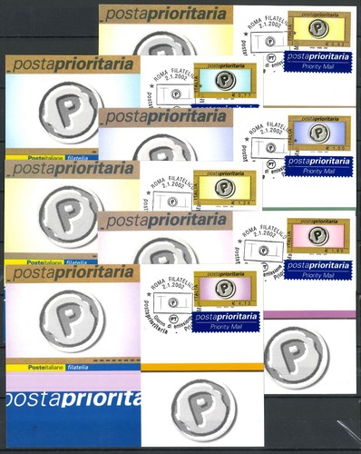 2002 fdc cartoline - cartoline, posta