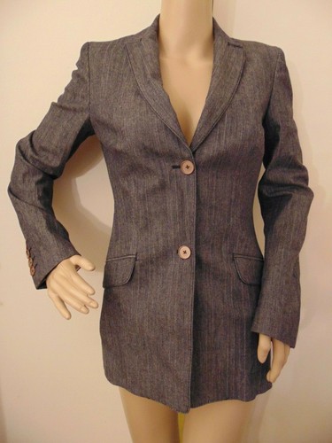 Giacca blazer denim piazza - blazer,