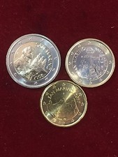 Repubblica di San Marino NUOVO CONIO TRIS 20 CENTESIMI 1 e 2 EURO 2017 UNC FDC