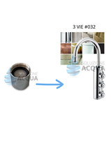 Aeratore di ricambio con ghiera 16x1 per acqua depurata PER RUBINETTO 3 VIE #032