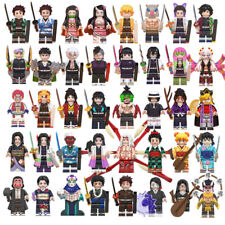 Demon Slayer Blocco Costruzioni Giocattoli Cosplay Moppet Anime Bambole Assemblate Colleziona