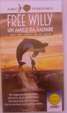 VHS - WARNER BROS/ FREE WILLY -  UN AMICO DA SALVARE 