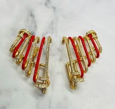 Orecchini FENDI Filo con