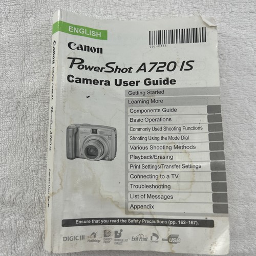 Canon powershot a720 - powershot, is