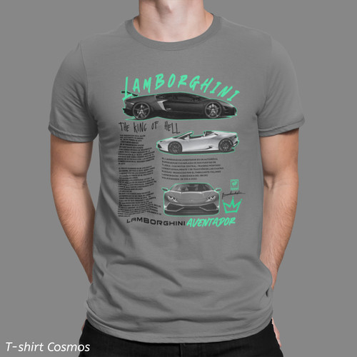 Shirt retrò lamborghini - t-shirt,