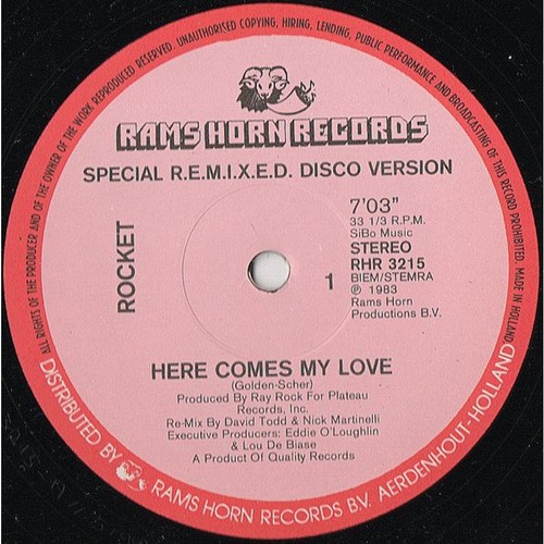 Rocket here comes my love - comes,