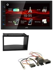 Autoradio JVC USB Bluetooth MP3 DAB 2DIN per VW Golf 4 Passat Polo T4 Fox ISO Ph