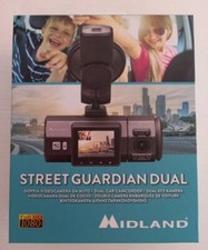 STREET GUARDIAN DUAL MIDLAND full Hd 1080 Doppia Videocamera Da Auto