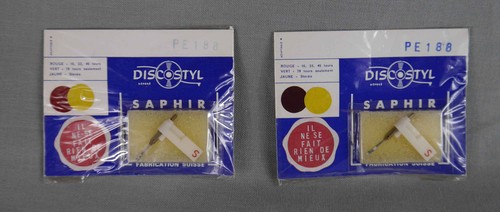 Saphirs nos needles neufs - x,