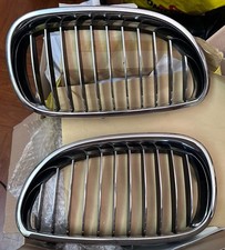 COPPIA GRIGLIE RENI MASCHERINA ANTERIORE SX E DX BMW SERIE 5 E60 E61 2003/2010
