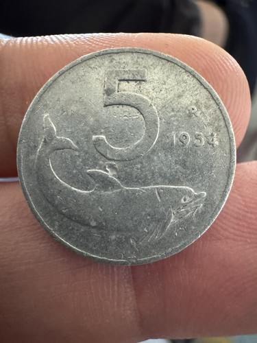 Moneta lire del 1954 - lire,