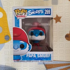 Funko Pop! PAPA SMURF 269 Television RARE VAULTED - grande puffo