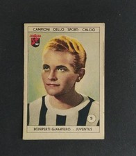 Figurina Calcio LAVAZZA Campioni Dello Sport 1950 Juventus BONIPERTI #3