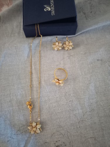 Swarosky parure louella gold - swarosky,