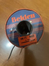 rare vintage Belden 8222 72Ohm Transmission line  Wire