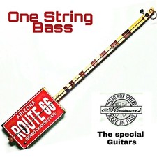 Route 66 cigar box Guitar  bass by Robert Matteacci