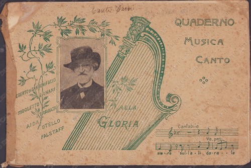 Quaderno spartito musicale - quaderno,