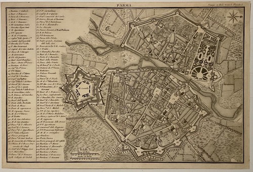 Pianta della città - pianta, di