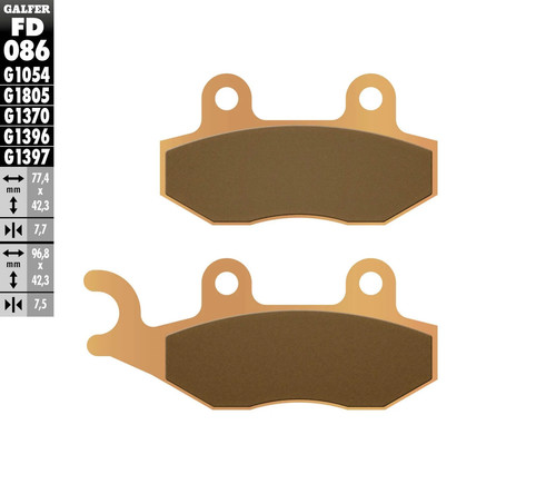 Fd086g1397 pasticche freno - fd086g1397,