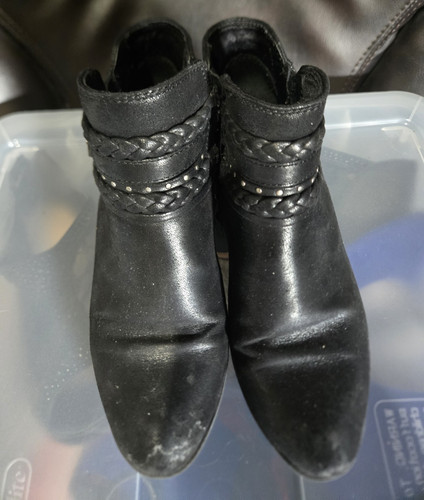 Stivaletto donna nero ecopelle