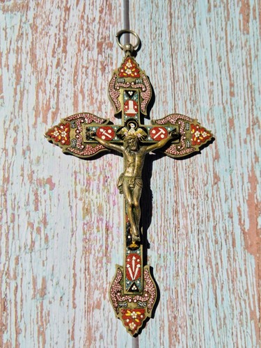Antico crocifisso micro - antico,