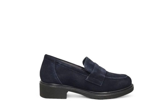 Mocassino melluso navy art - -,